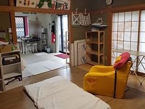和室の休憩空間  