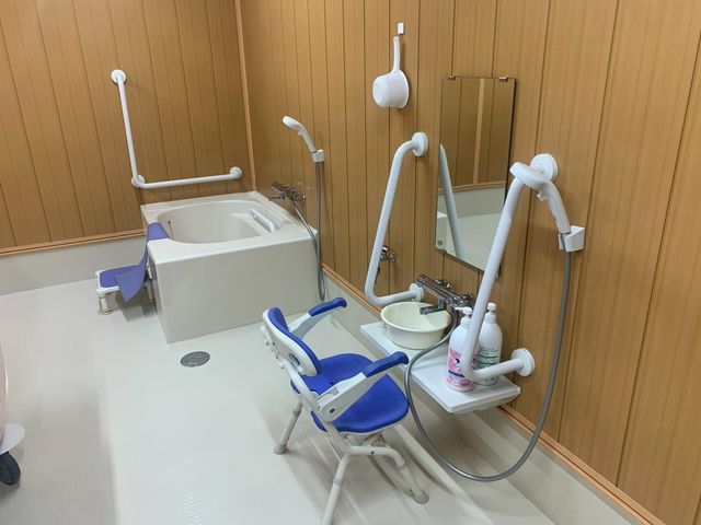 安心の入浴設備