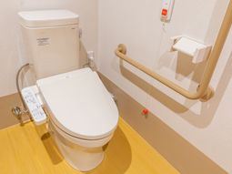 安全な設備のトイレ