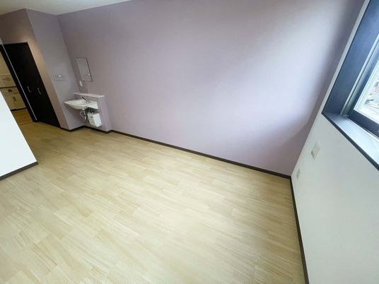 日差しの差し込む居室