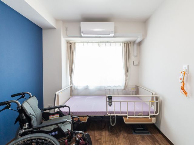 明るい居室 居室 自然光が差し込む居室は、使いやすさとリラックスできる空間が工夫されています。