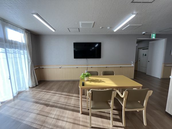 自然光が差し込む空間
