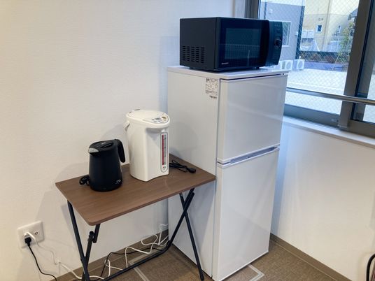 調理家電のある休憩室