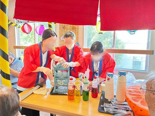 夏祭りイベントの様子