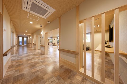 洗練された廊下