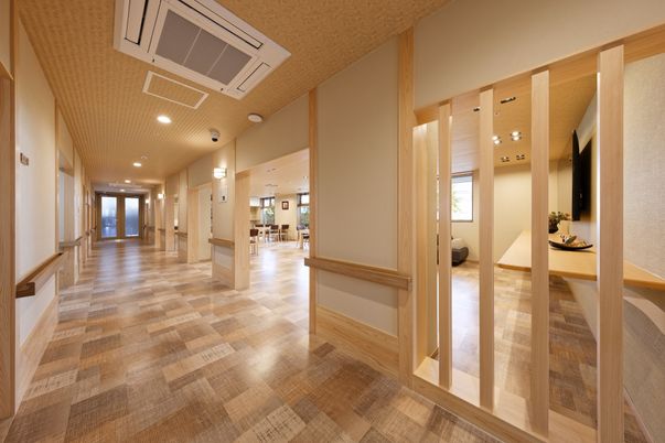 洗練された廊下