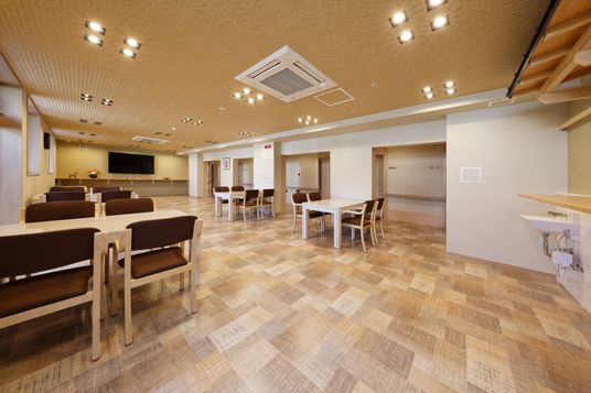 自然光が差し込む空間