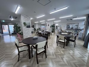 落ち着いた雰囲気の食堂