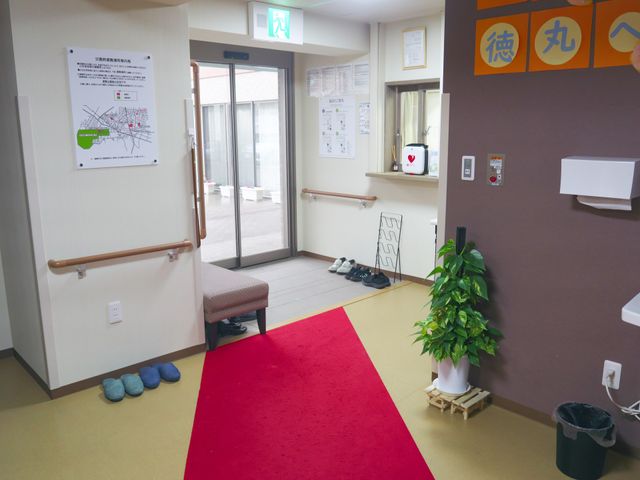 明るいエントランス