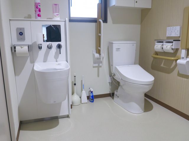 設備が整ったトイレ