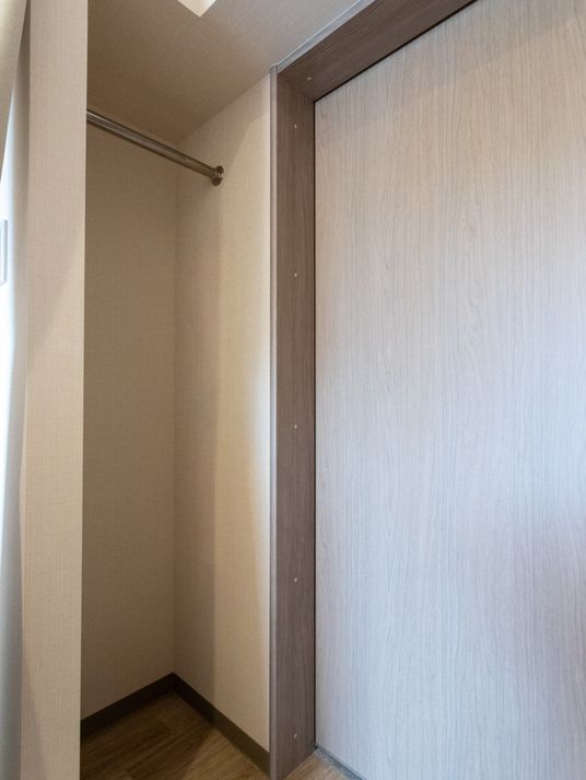 衣類を収納できるクローゼット