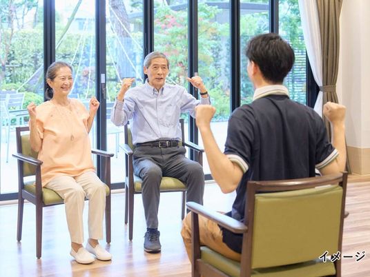 運動中のリビング