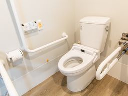 安全設計のトイレ