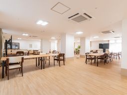 明るい食堂です  