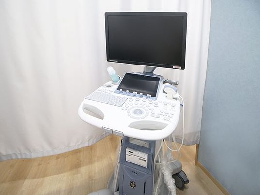 検査機器のある機能訓練室  