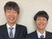 笑顔のスタッフ2人の上半身  