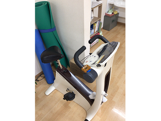 運動用の設備がある場所