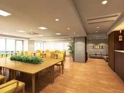 明るいダイニングルーム