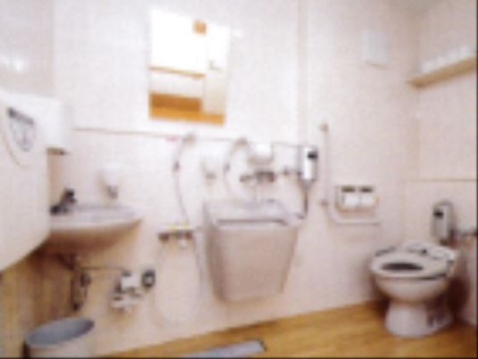 バリアフリー対応の洗面台