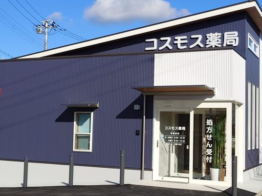 外観の薬局建物  