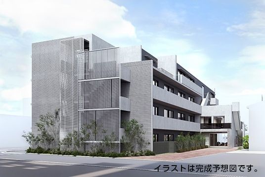 モダンな外観の建物