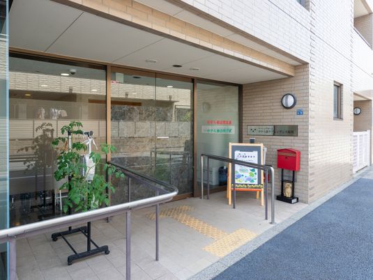 親しみやすいエントランス