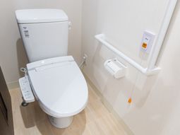 清潔なトイレ設備