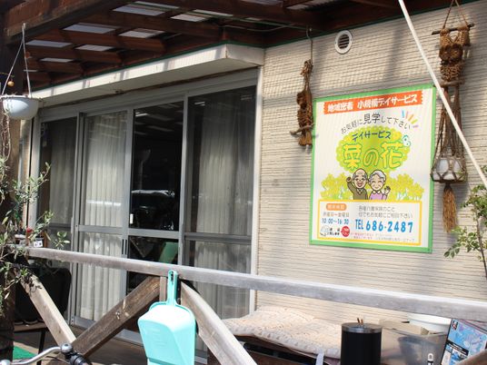 外観と看板  
