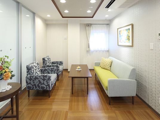 快適な待合室の様子