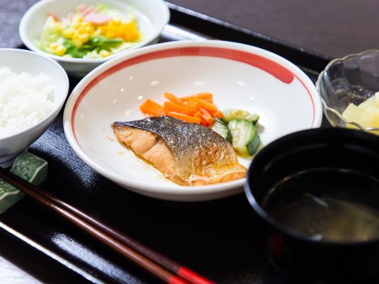 和食の朝食セット