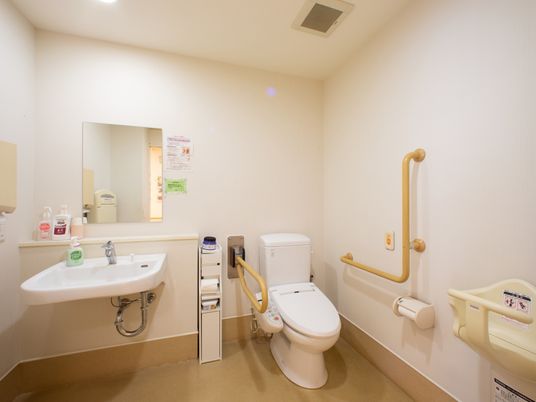 バリアフリーのトイレ