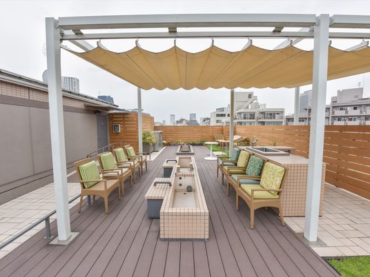 屋外リラックススペース