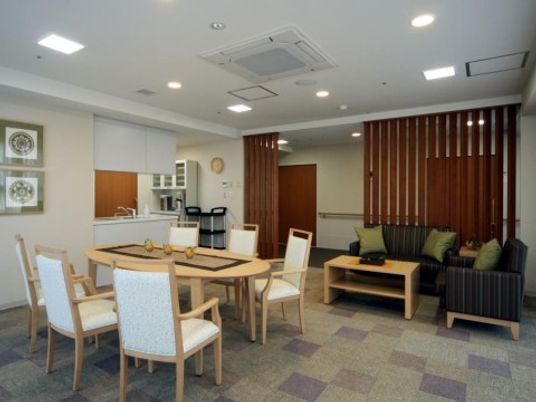 共有スペースでの憩い