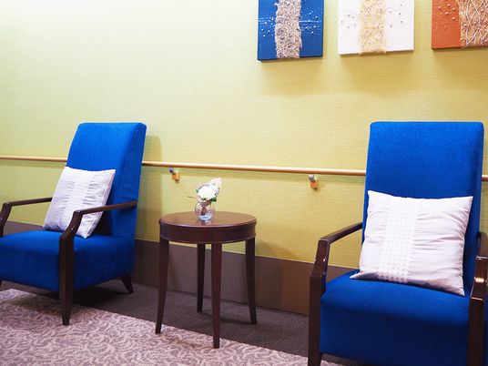 快適なロビーの椅子