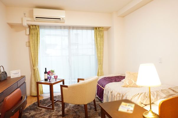 居室の暖かい雰囲気