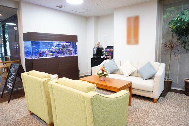 居心地の良い休憩スペース