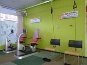 設備の揃ったトレーニング室