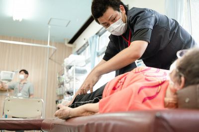 支援場面のスタッフ