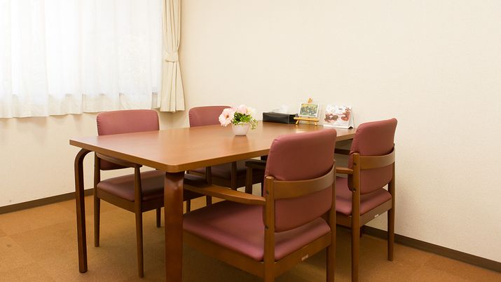 面談用の小部屋