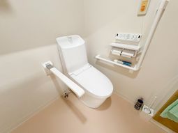 安全設計のトイレ