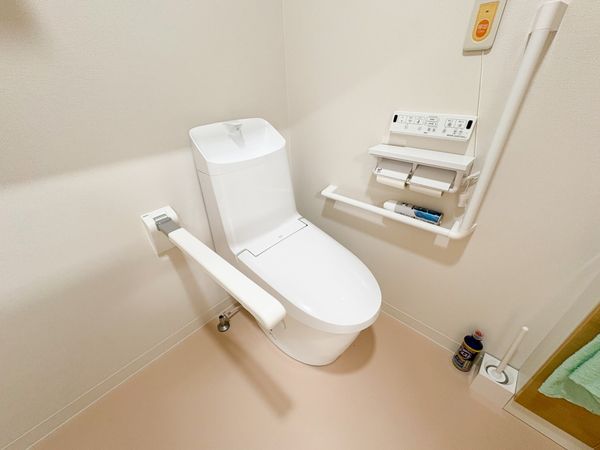 安全設計のトイレ