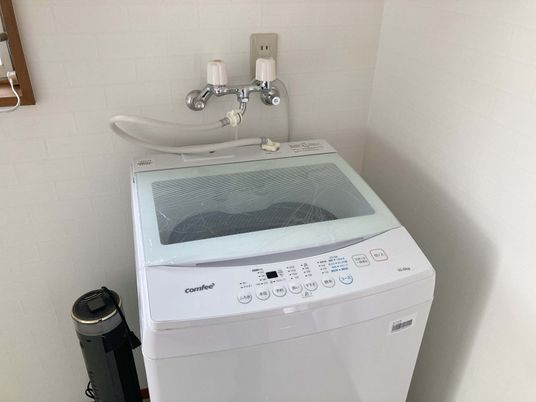 洗濯機がある部屋