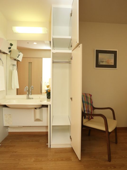 快適な居室の洗面台