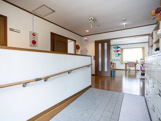 明るい廊下