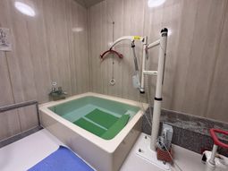 浴槽のある洗面台