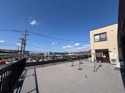 開放感のあるテラス