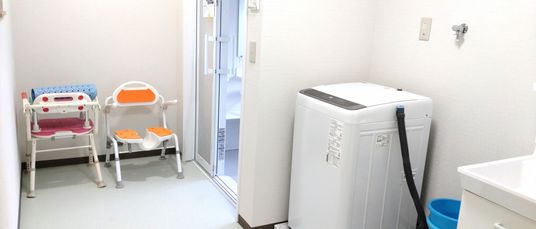 洗濯機のある部屋