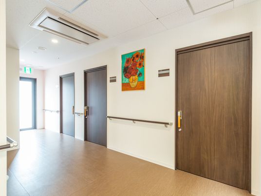 明るい廊下