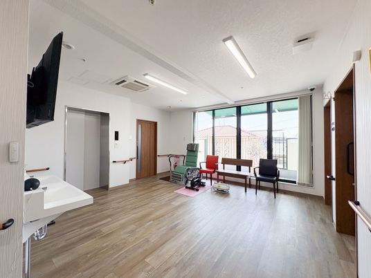 明るい空間のリビング