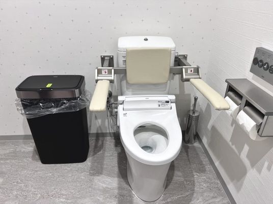広々としたトイレ